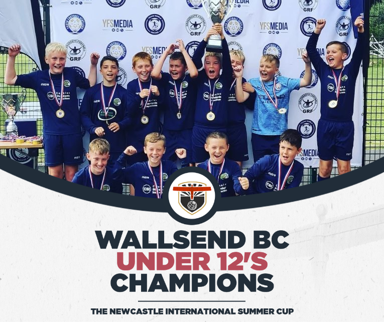 T_W_Soccer's tweet photo. 𝗖𝗛𝗔𝗠𝗣𝗜𝗢𝗡𝗦 🏆
Congratulations to @WallsendBoysFC, who are the Newcastle International Summer Cup Under 12's Champions!
➡️ For all your #NISC21 coverage, visit the media hub: https://t.co/zHpNyfSOVR https://t.co/ZjXSAL47xE