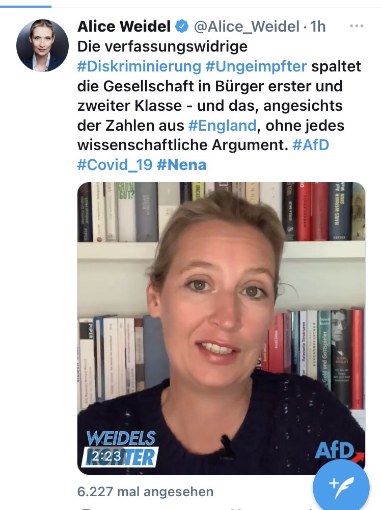 Wenn die #noafd deinen Namen als hashtag benutzt um ihre Ideologien wirksam zu verbreiten solltest du eigentlich wissen was für ein bullshit du da laberst.