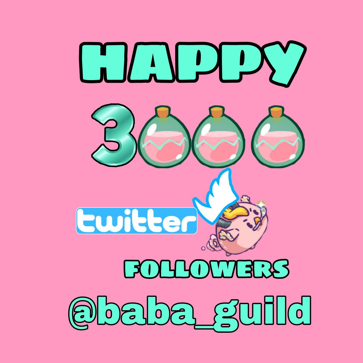 Lady_Mazikeen's tweet photo. Happy 3,000 followers @baba_guild
Our Baba Family is getting bigger. Thankful for all the opportunities.
Thank you for the love and support.
#axieinfinity
#babaguild
#babatothemoon https://t.co/kGUaOMrB5A