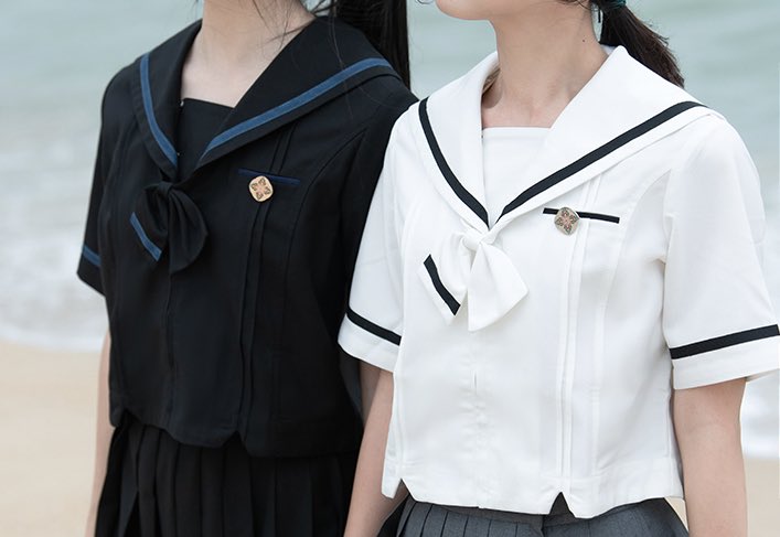 تويتر Sakura Bloom 制服ショップ على تويتر 色違いのセーラー服で双子コーデも可愛いよね T Co Jioj3am5pb