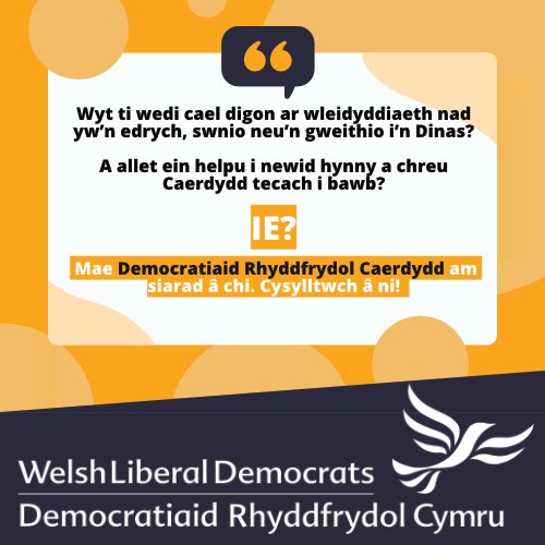 cardifflibdems's tweet photo. If youβre passionate about building a fairer Cardiff for everyone, then we want to hear from you!
Join us by getting in touch at the Cardiff Lib Dems website β https://t.co/7aRqPIdXvD!
#Cardiff #CardiffCommunity #Roath #Gabalfa #Pontcanna #Butetown #CardiffBay https://t.co/p7IeJTMPrz