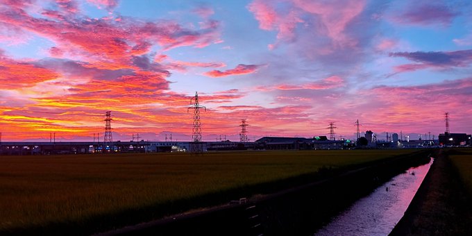 夏の夕暮れのtwitterイラスト検索結果 古い順