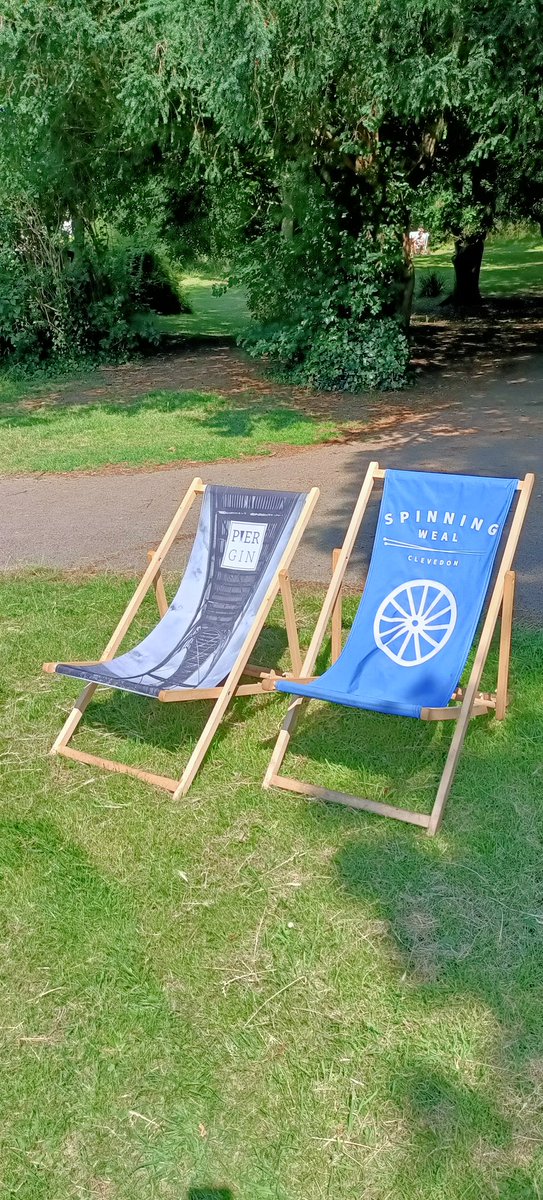 #discoverclevedon by taking a rest on the Alexandra Park deckchairs.

Small businesses from #Clevedon have each sponsored two deckchairs. 

We love seeing ours in different places, enjoyed by different people.

#supportlocalbusiness #deckchairs #NorthSomerset #facesofclevedon