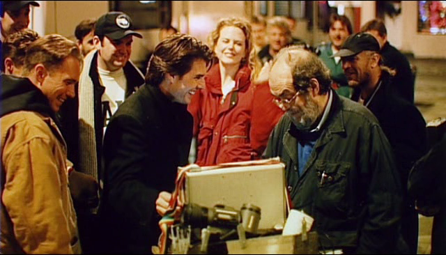 Behind the scenes of Stanley's latest film, 'Eyes Wide Shut' (1999)