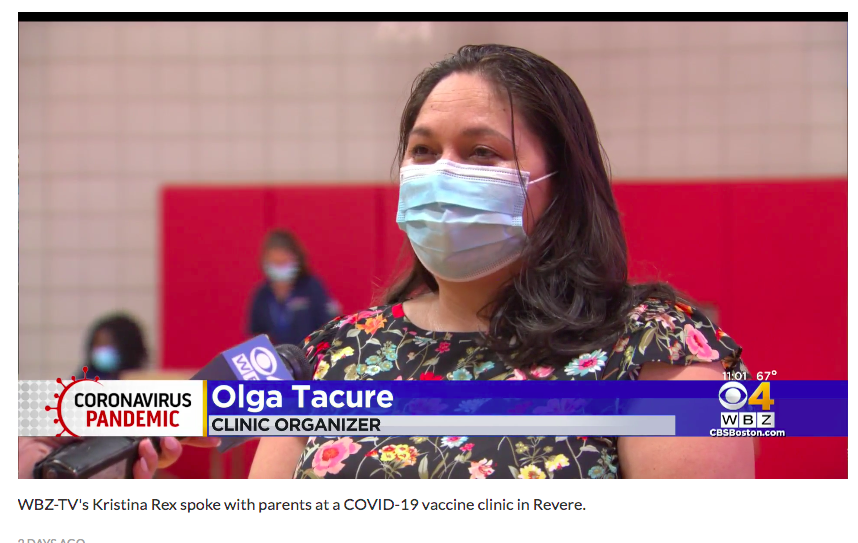 Check out this <a href="/wbz/">WBZ | CBS News Boston</a> coverage of our vaccination clinic last Friday!  WEE is helping #RevereMA parents and their eligible children to get vaccinated. Co-hosted with the City of Revere <a href="/Revere311/">City of Revere, Massachusetts</a> and co-sponsored by WEE, <a href="/CIC_Health/">CIC Health</a> <a href="/BCBSMA/">Blue Cross MA</a>. tinyurl.com/4j73ebsf