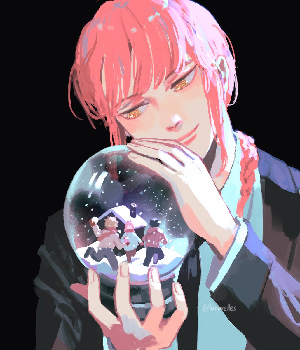 lunarelles's tweet image. snow globe 

#chainsawman #チェンソーマン