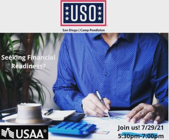 Get your finances straight! 💰
Join USO San Diego /Camp Pendleton along with USAA, and get your finances on track!
The Basic Financial Topics will be covered. financialconcerns.eventbrite.com
* *The zoom link will be provided 24 hours prior**. #usotransitions #usaa