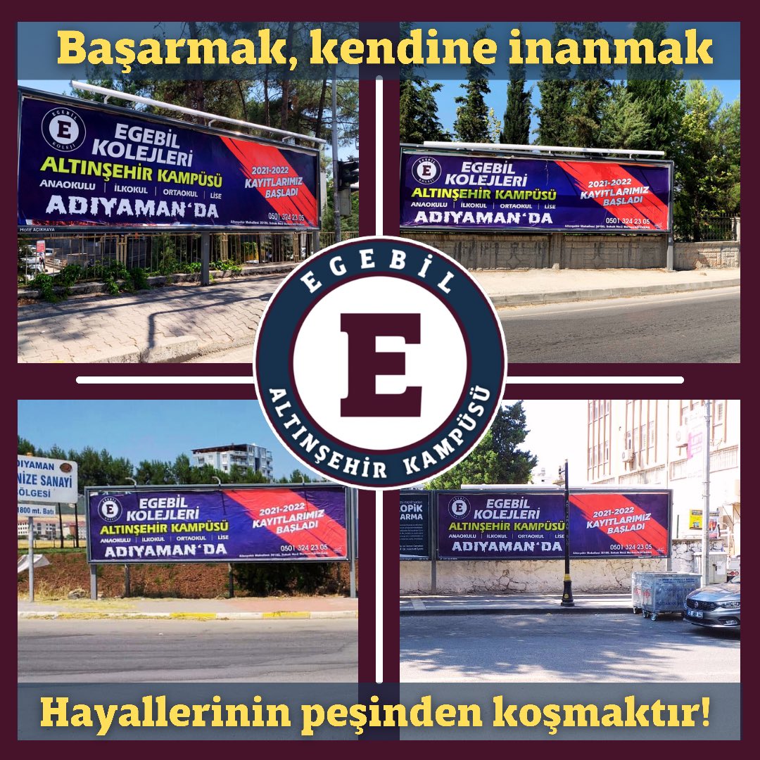 EGEBİL KOLEJLERİ Adıyaman Altınşehir Kampüsü 2021-2022 kayıtlarına başlamıştır.

#egebilkolejleri
#egebiladiyaman
#adiyaman
#altınşehir
