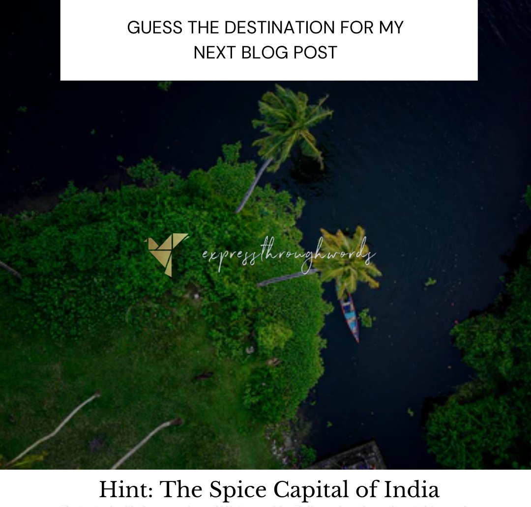 express_through's tweet image. Hello everyone! Let's see if you can guess the destination for my next post?  I hope it's rather an easy one. Start guessing.

Express Through Words
Sindhujha Sriraman🤗
@express_through

#guess #guessthedestination #nextpost #nextpostcomingsoon #_express_through_words
