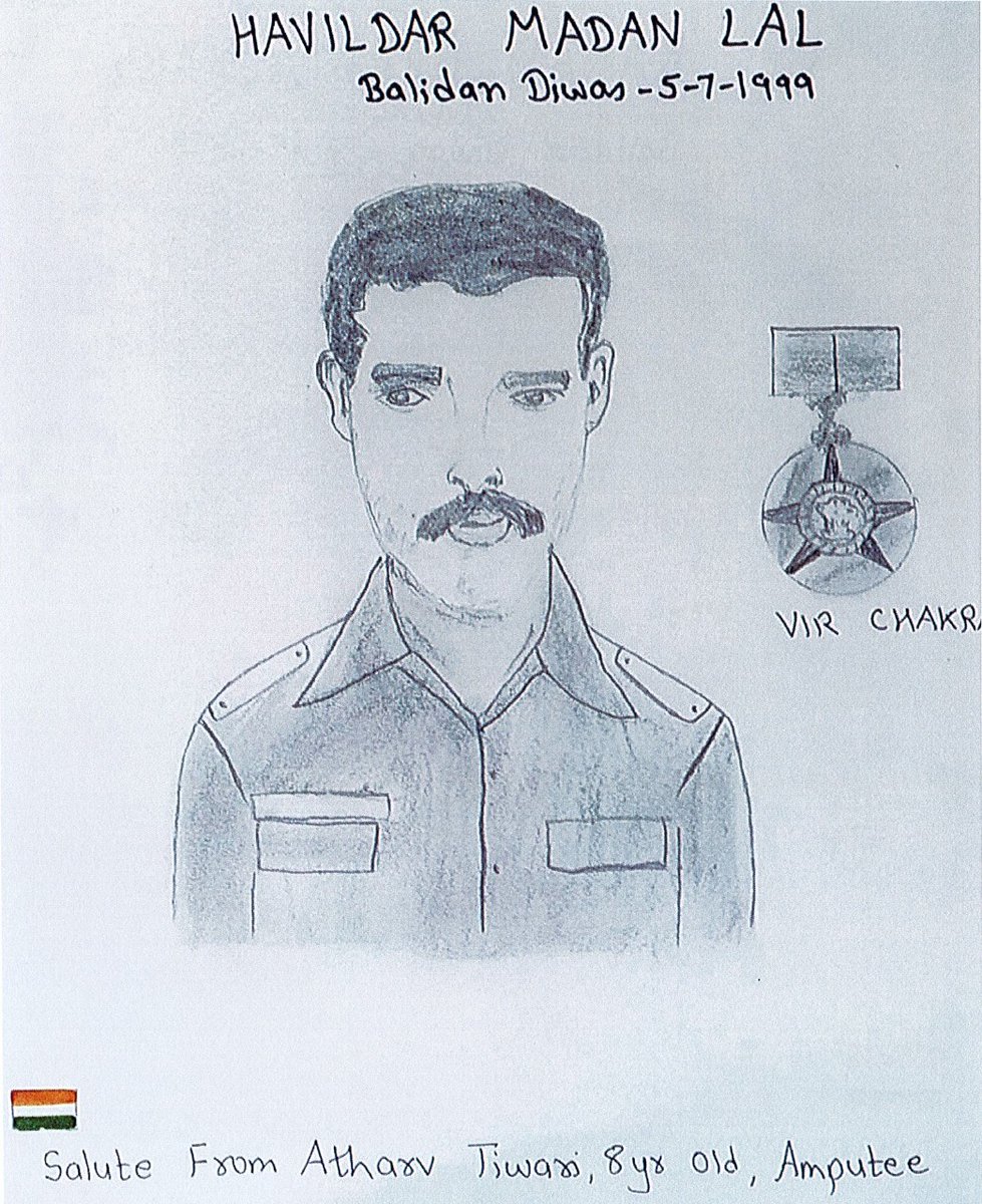 Gratitude and salute to all the Kargil War Heroes. Heartfelt tribute by 9 year old Atharv Tiwari.

#KargilVijayDiwas
#IndiaSalutesKargilHeroes
#IndianArmy