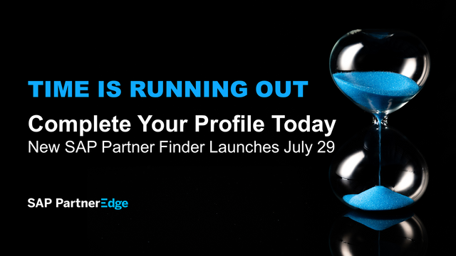michael_bruchey's tweet photo. Don't Miss Out on Opportunities 😮 In order to be listed on the new SAP Partner Finder when it goes live on July 29, all #SAPPartners need to complete a new profile. Learn more about the planned enhancements and access to complete your profile: https://t.co/Xi45EmA6gb https://t.co/8SOSKAz8Q5