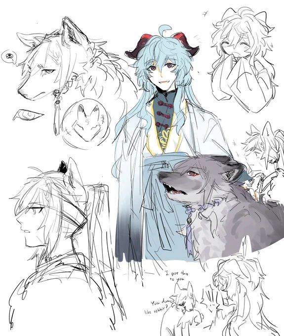 IDK how to draw wolf
#ganqing 