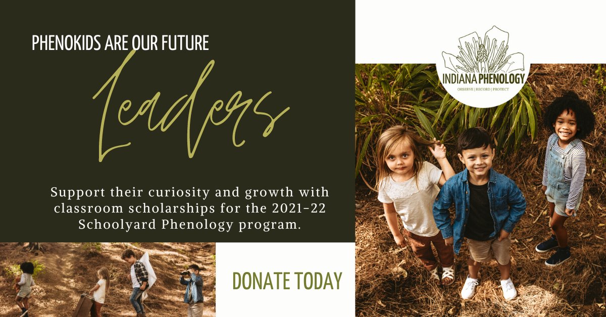 IndianaChanges's tweet image. tinyurl.com/Phenokids

#environmentalscience #education #environmentaled #citizenscience #nature #indiana #phenology