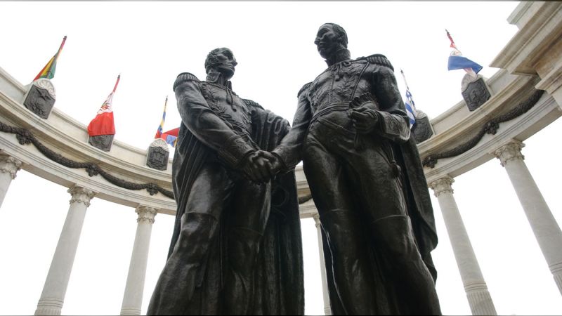 Hace 199 años se reunió el Libertador con San Martín en Guayaquil mazo4f.com/246472  #ConChavezBatallaYVictoria