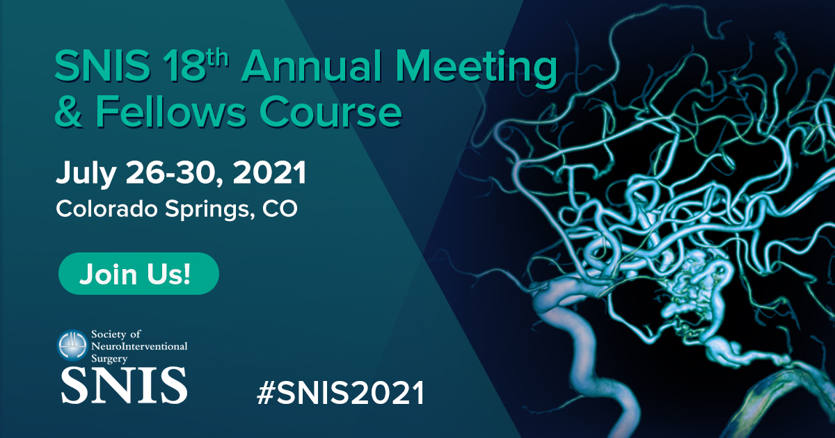 It's official! The SNIS 18th Annual Meeting is underway! We are thrilled to have you join us! Remember to use the hashtag #SNIS2021 to share insights from sessions &amp; engage with your peers online throughout the week.