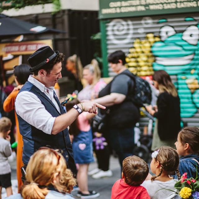 ThePleasance's tweet photo. Did you miss a birthday during lockdown? Don't worry, @magicgareth is in Edinburgh this summer to help you celebrate! 🎈 https://t.co/Ls2Pyx88Vj