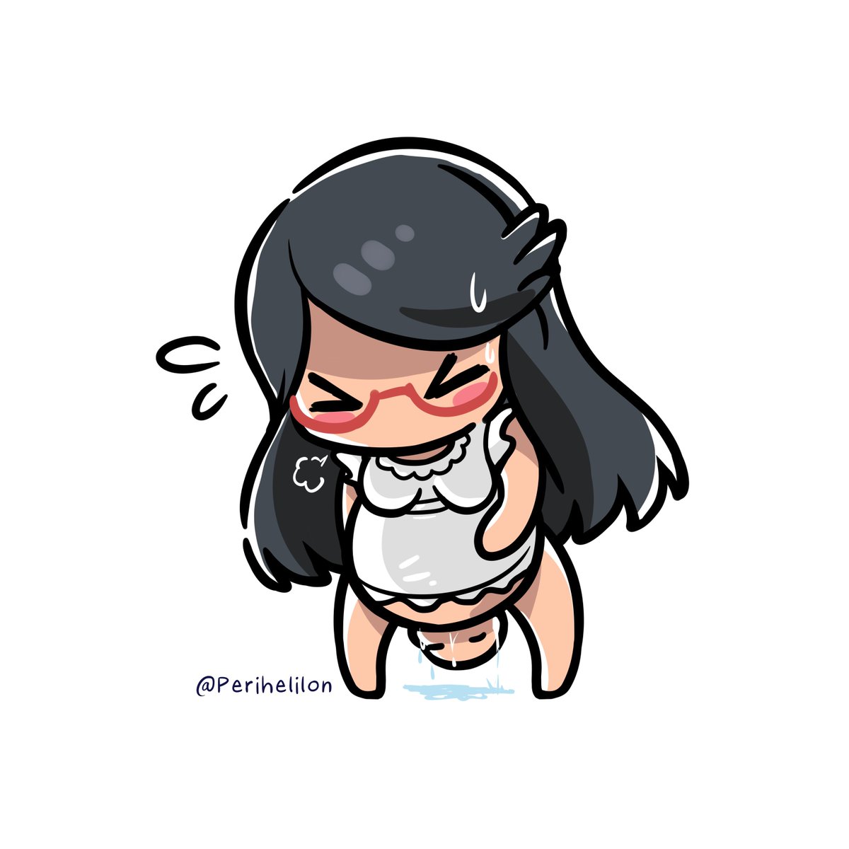 Perihelilon's tweet photo. Long time ago I did some chibis of @PreggyPenny 's OCs and forgot to post em. First time I drew chibis, definitely could use more improvement in the future. https://t.co/keKRqlHq5n