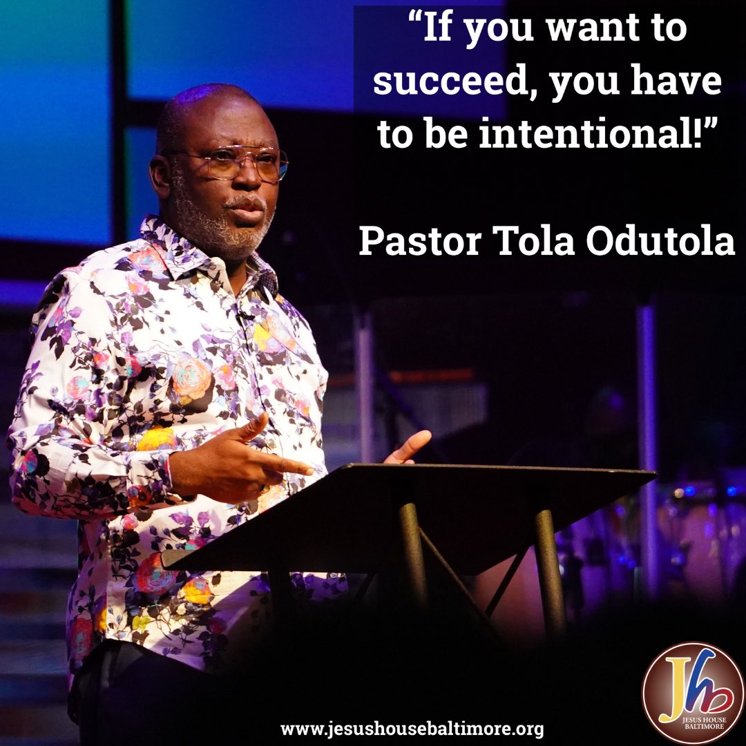 PstTolaOdutola's tweet photo. This week, make a decision to be intentional about something and work towards it!
#PastorTolaOdutola #Leadership #Innovate #Transform #Motivation #JesusHouseBaltimore #LineCrossersTV https://t.co/QIdnTOiTPv