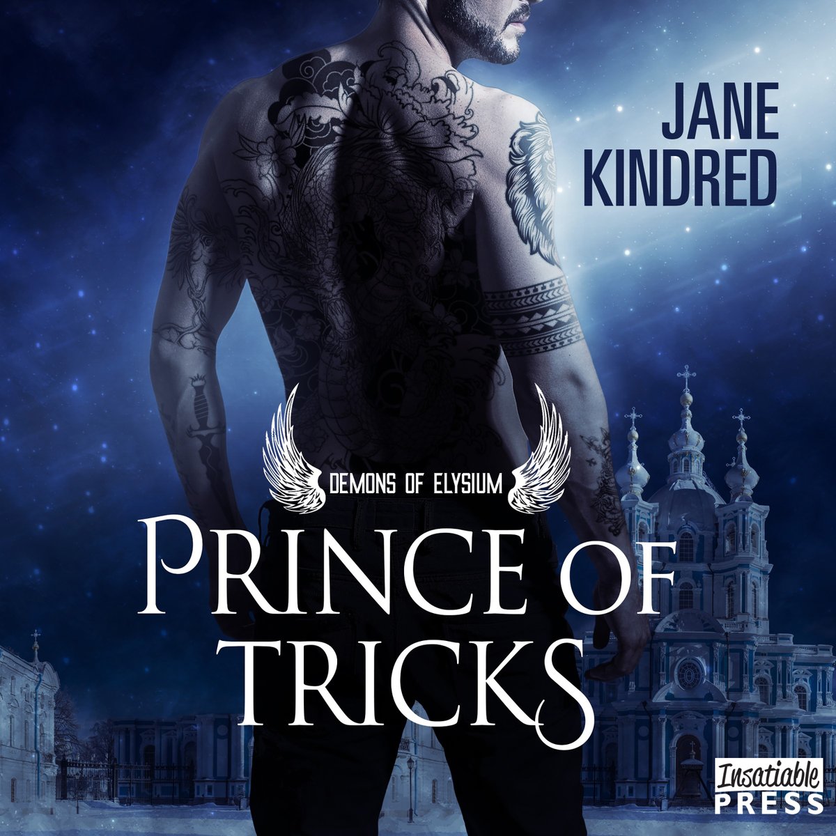 When the duke frames former rentboy and cutpurse Vasily, his demon lover Belphagor must clear his lover’s name and expose the real traitor. For the first time in his life, he has something to lose.

PRINCE OF TRICKS, by @JaneKindred now in audio from Insatiable Press.