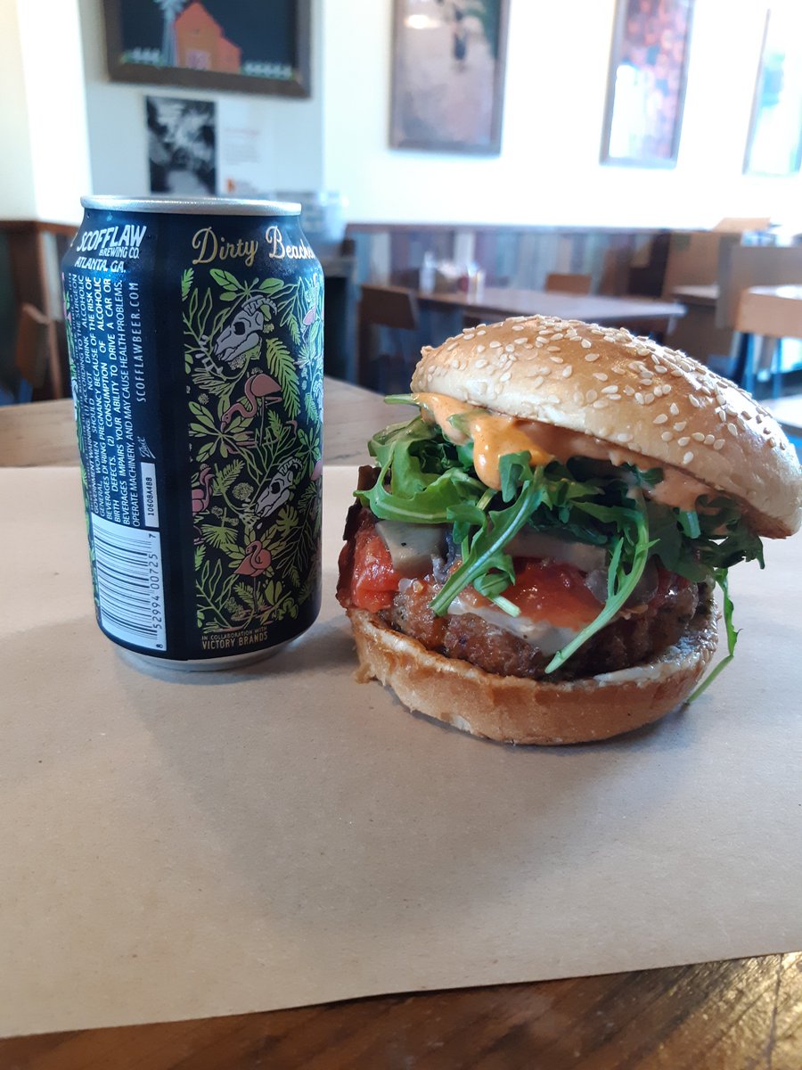 Farm Burger Grant Park (@fbgrantpark) on Twitter photo Check out this beautiful daily burger!
Crispy fried vegan patty w/ Vermont aged white cheddar, roasted tomatoes, sautéed mushrooms, arugula, and paprika mayo
Pairs nicely with <a href="/ScofflawBrewing/">Scofflaw Brewing Co.</a> Dirty Beaches tropical wheat beer!
#Burgers
#Foodie
#LocalBeer Check out this beautiful daily burger!
Crispy fried vegan patty w/ Vermont aged white cheddar, roasted tomatoes, sautéed mushrooms, arugula, and paprika mayo
Pairs nicely with <a href="/ScofflawBrewing/">Scofflaw Brewing Co.</a> Dirty Beaches tropical wheat beer!
#Burgers
#Foodie
#LocalBeer