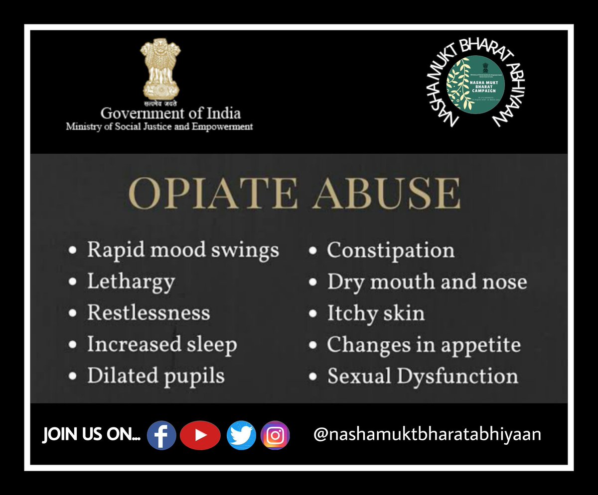 Deepakyadav6398's tweet photo. Say no to substance abuse
#NashaMuktBharatAbhiyaan
#nmba
#DrugFreeIndia
#ZeroAddiction
#HopeAgainstDope https://t.co/UmpWGYK5nf