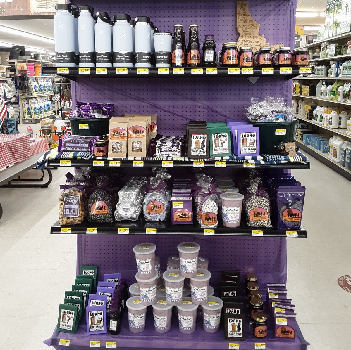Our Salmon, ID, store can't get enough Huckleberry. 💜

What's your favorite Huckleberry product?
