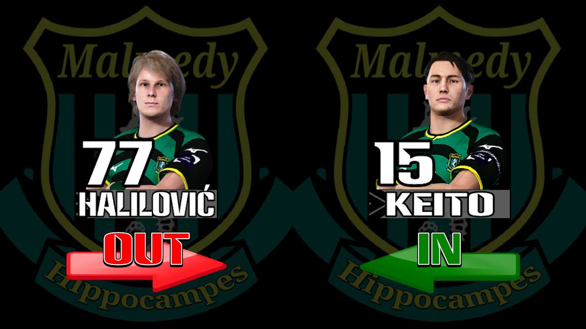 MalmedyHC's tweet photo. 📲 #MHCKVK #MJPL 🇧🇪

81'│選手交代🔁

MF 77 🇭🇷 ハリロヴィッチ 選手 OUT
⏩ FW 15 🇯🇵 中村 敬斗 選手 IN

#MHC 2-1 #KVKortrijk

#PES2021 #ウイイレ2021 #ML https://t.co/9DlMRAJtbk