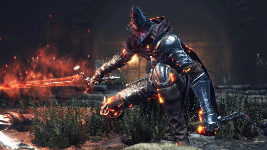 Shadow_OTD's tweet image. Shadow characters of the day are the abyss watchers from Dark Souls 3