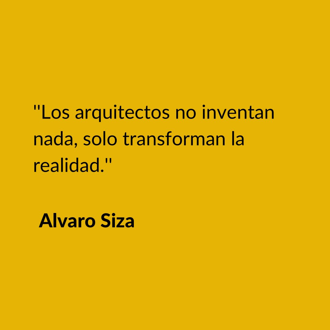 Arrancamos la semana con esta frase inspiradora de #AlvaroSiza

#FacetoFacebcn #FacetoFacebcnbyMonicaGalindo #eventosdearquitectura #frasesdearquitectos #quoteoftheday #Arquitectura