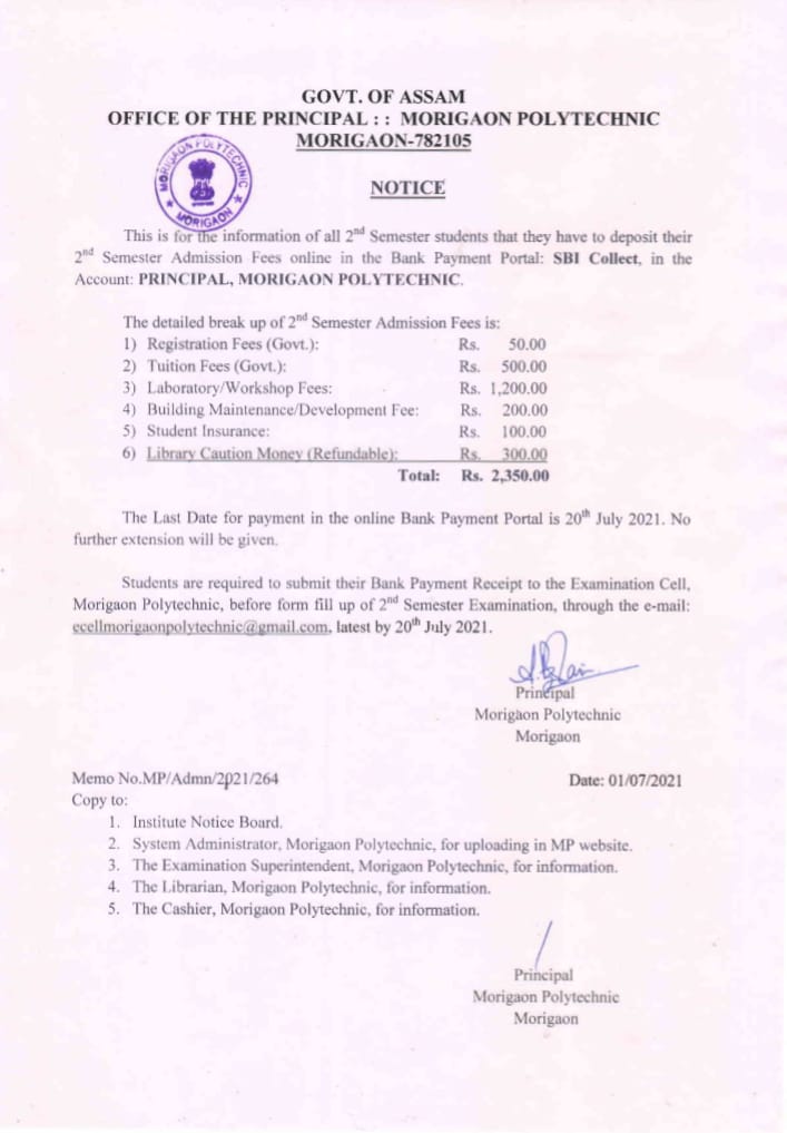 assam_union's tweet photo. using labs by any of the student. Semester is at its end and institutions are taking its admission fee now. 
This are some injustice going on with the polytechnic students, we request Honourable Education Minister should take the necessary action. https://t.co/LPtOnckqSX