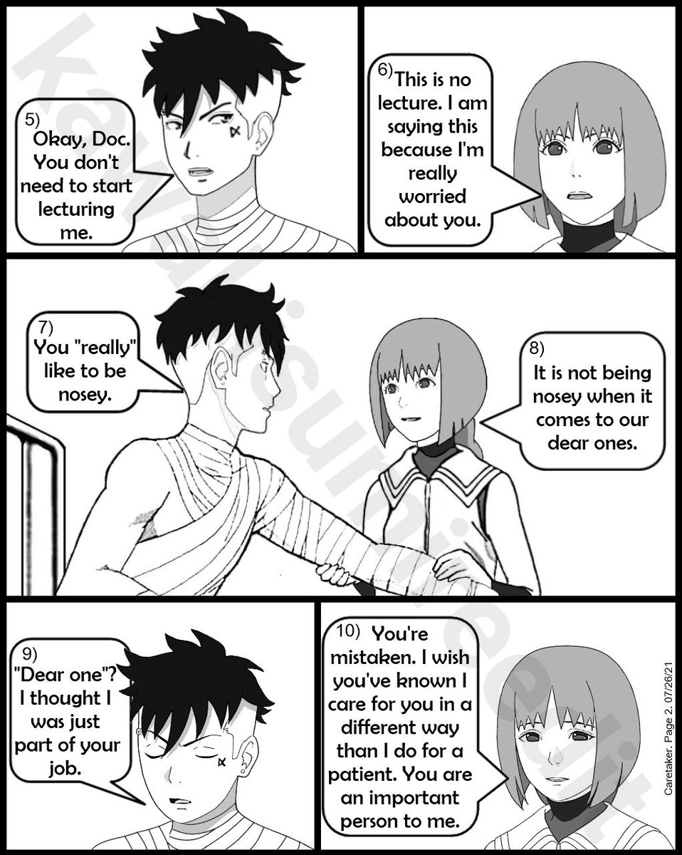 Kawakisumireed1's tweet photo. Caretaker Comic pages 1 and 2. There will be more pages soon. #kawasumi #kawaki #sumire #sumireedit #kawakiedit #sumikawa #BorutoNarutonextgenerations #fanmadecomic #animeedits https://t.co/0TmWiG80QO
