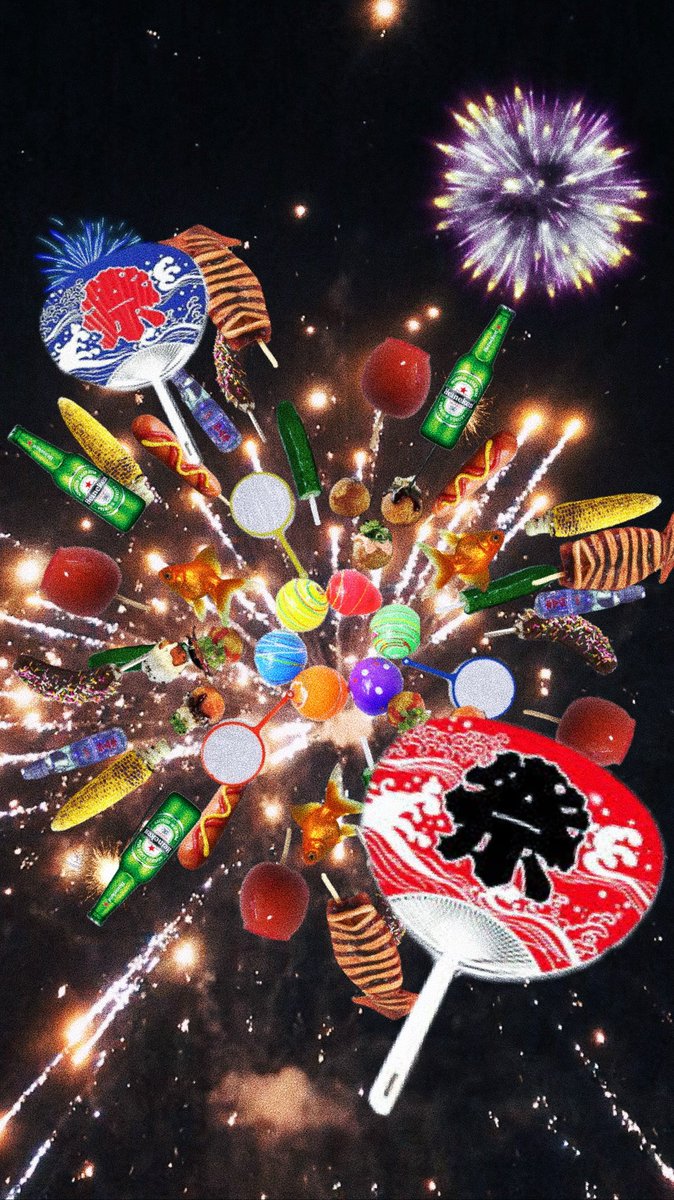 Yup In ヤピン あなただけの花を 咲かせて 夏祭りの定番屋台の食べ物で 打ち上げ花火をつくりました ヤピン コラージュ コラージュ Collage Yup In ヤピン あなただけの花を 咲かせて 夏祭りの定番屋台の食べ物で 打ち上げ花火をつくりました ヤピン コラージュ コラージュ Collage