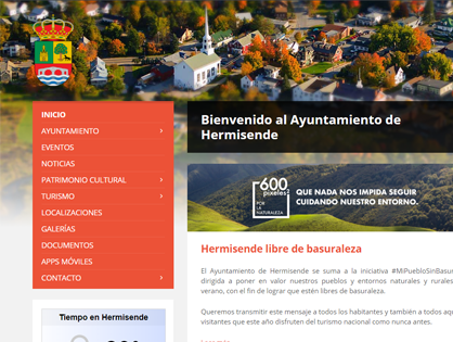 Vernavi's tweet photo. AYUNTAMIENTO DE HERMISENDE
Desarrollo web en WordPress para la gestión del Ayuntamiento de Hermisende junto con sus nucleos de población. https://t.co/LNWXltakcj