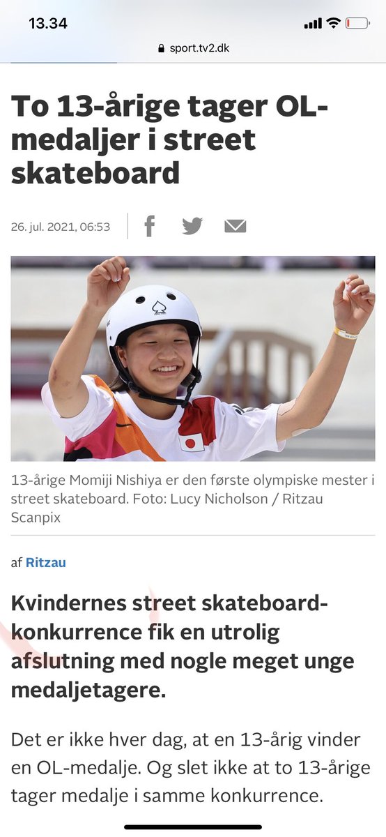 Og i morgen er der konkurrence i  “præcisions-redning” af manke på My little pony -  efterfulgt af finalen i Justdance! 💃🕺🦄 #Tokyo2020