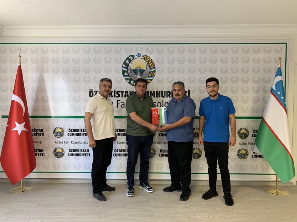 Kazakistan Adana Fahri Konsolosu Sn. Tarkan Kulak hayırlı olsun ziyaretinde bulundu.