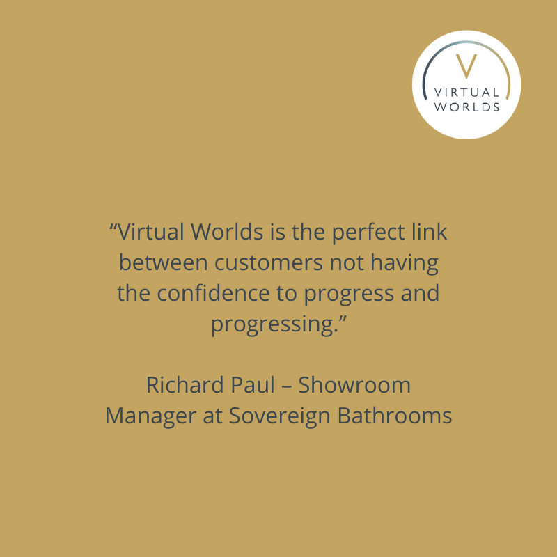 We love to hear how we're helping our customers to succeed. Thanks to  Sovereign Bathrooms for this testimonial @sovereignbathr2

#testimonial #VirtualWorlds #ShapingtheFuture