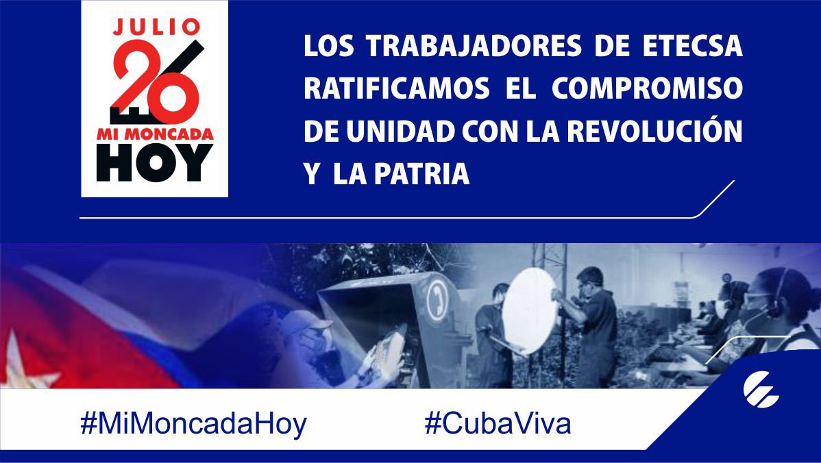 #MiMoncadaHoy es al lado del pueblo 🇨🇺 ratificando el compromiso con la Revolución por una #CubaSoberana, la misma por la que aquellos jóvenes no dejaron morir al Apóstol en su centenario protagonizando una de las gestas más heroicas de la historia
#26DeJulio 
#ACubaPonleCorazon