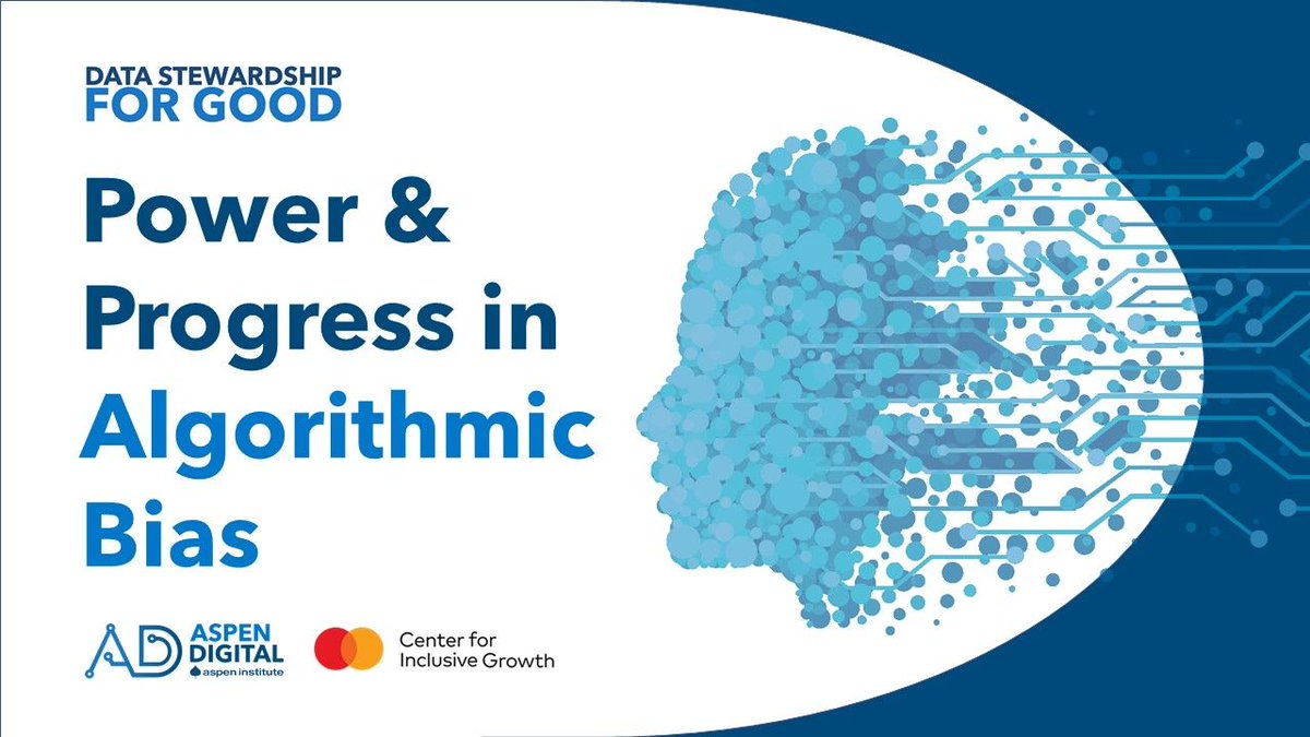 AspenInstitute's tweet image. This new blog post explores how @AspenDigital, @AspenInsitute & @CNTR4growth are working to better understand and overcome #algorithmicbias: buff.ly/3xRG4US