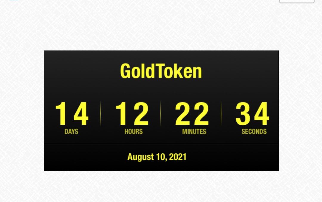 GOTokenOfficial's tweet photo. ⭐GOLDTOKEN⭐

✅ VerifiedAddress
✅ LockLPs (after Launch)
✅ 5% Auto Redistribution 
✅ Burn Supply
✅ NoMintFunction
✅ No Presale

🚀 🚀 14 days till launch, Get ready to moon 🚀 🚀 

Countdown timer: https://t.co/KUA97uCauM
Telegram: https://t.co/ov8fPOxr0Y
#BNB #Bitcoin https://t.co/ZThlvyiSwe