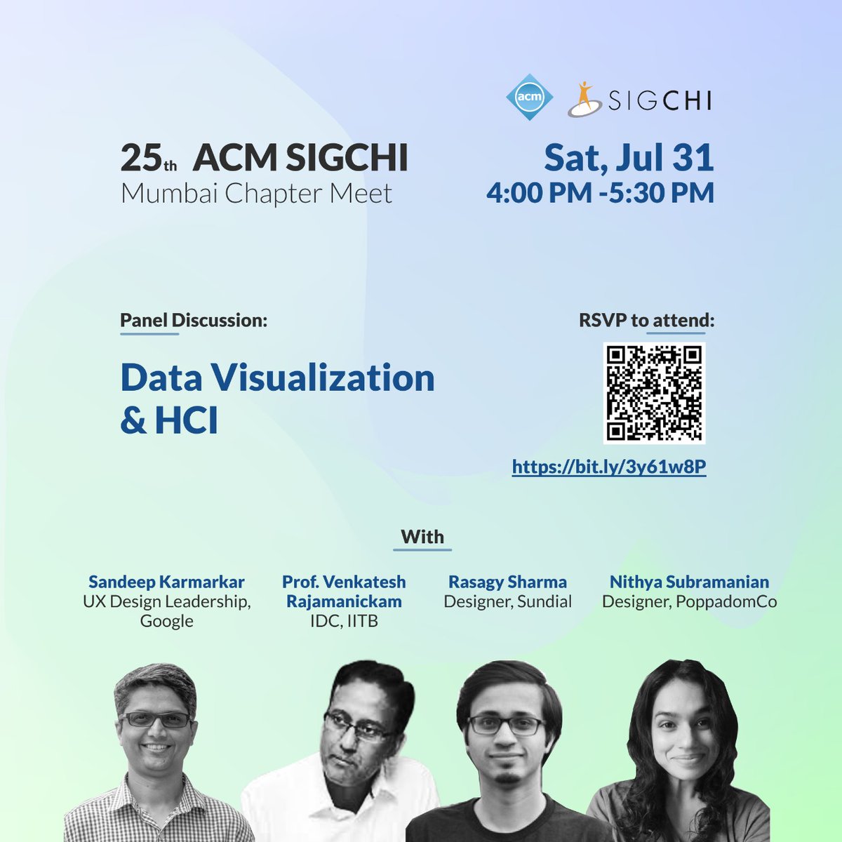 MumbaiSigchi's tweet photo. Join for a panel discussion on 'Data Viz and HCI' this Saturday
https://t.co/UbesW1hQUz https://t.co/tc35KHnoxe
