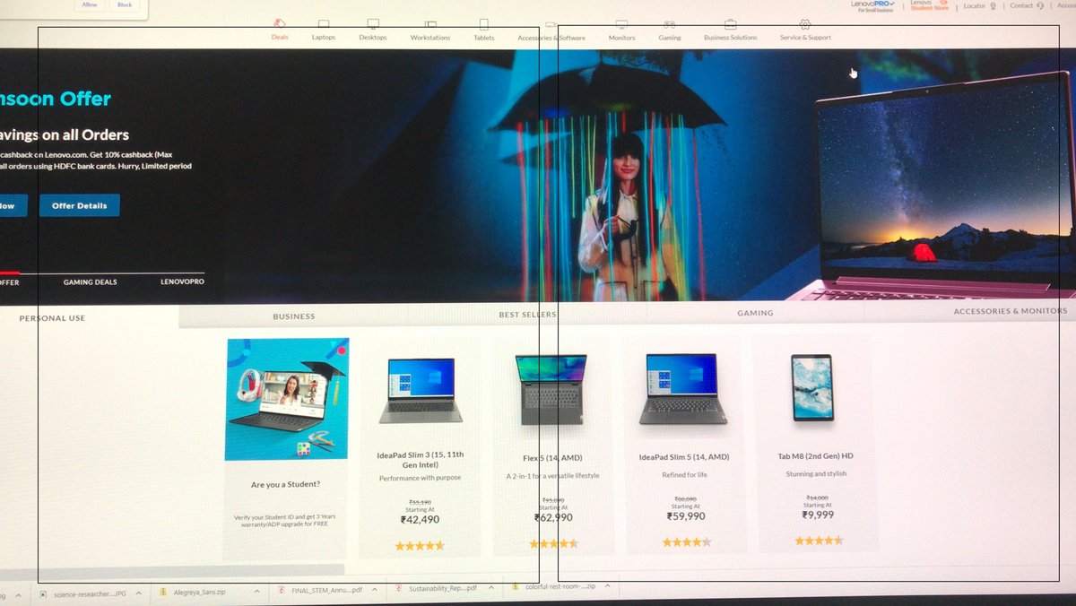 vasanthk's tweet image. Thinkvision is meant for Quality and reliablity ?. I bought from Lenovo India website. I'm quite disappointed, Right out of the box the monitor is showing two different shades in display. Adding to the agony poor customer service. No proper response. Order no (4601250075)