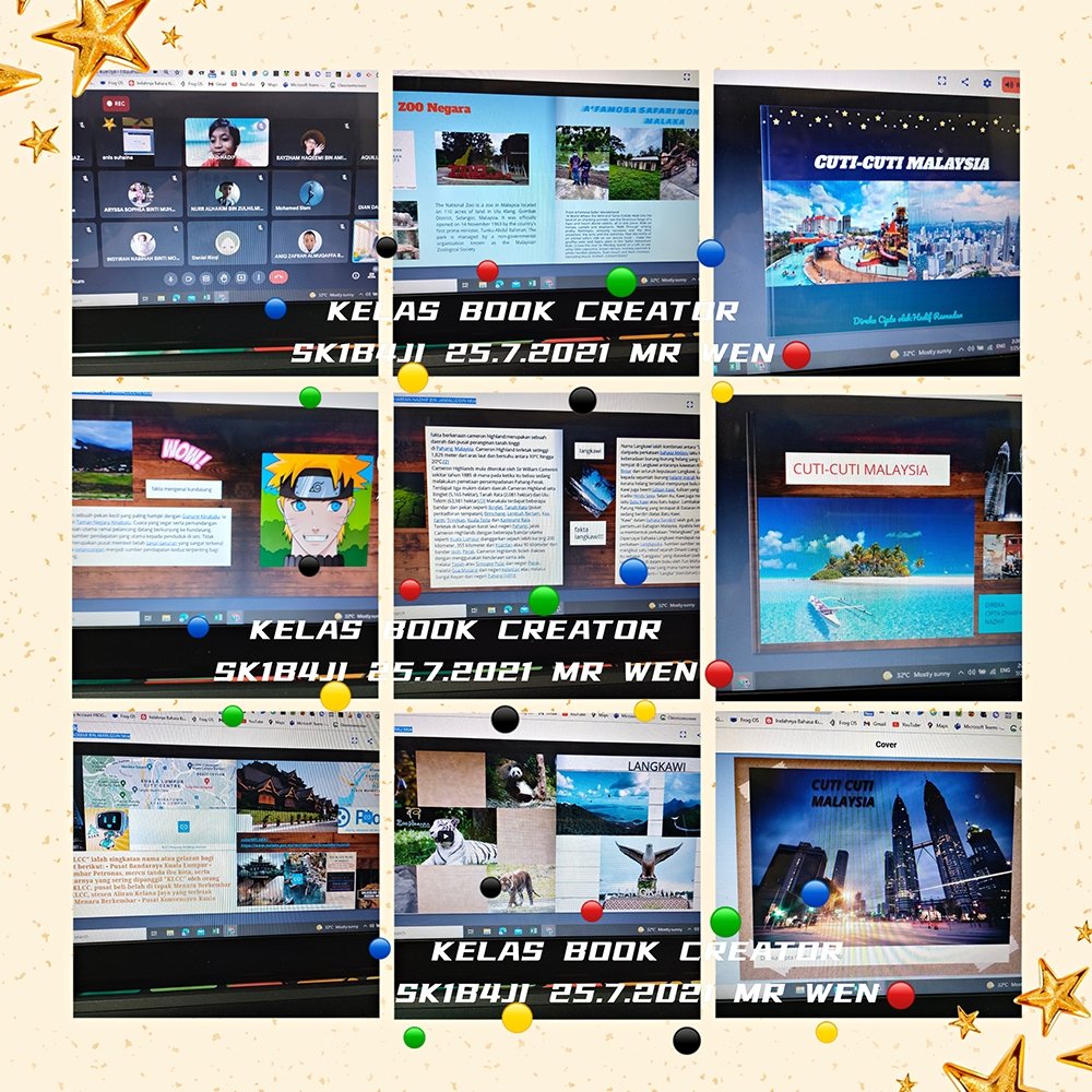 WBengheng's tweet photo. Kelas BOOK CREATOR SK1B4JI #Bookcreator 
#Bookcreatormalaysia https://t.co/odhZwePw4K