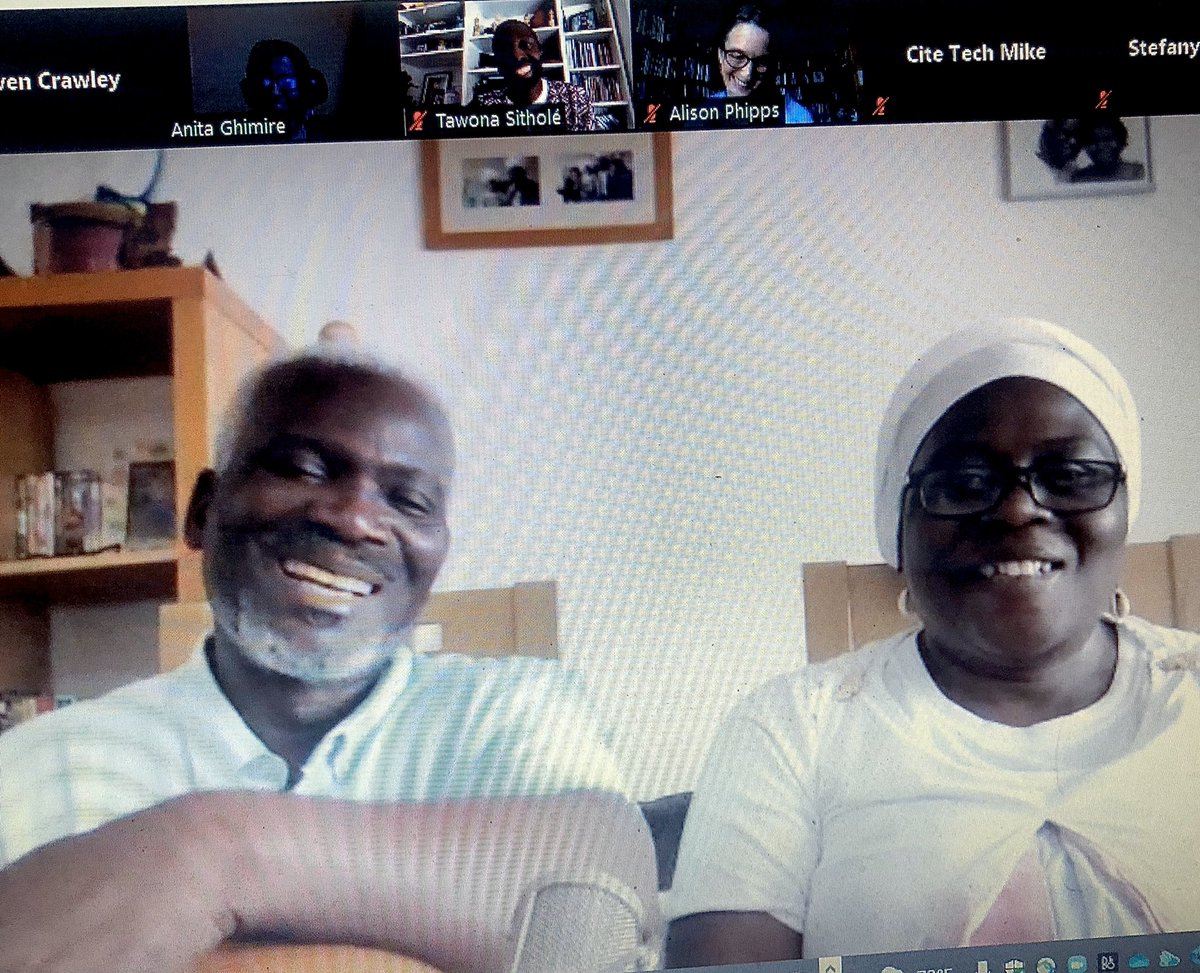 Sitting back and taking time to enjoy our opening keynote with <a href="/alison_phipps/">Alison Phipps አሊሰን 🧡🕊️</a> <a href="/MusicABorders/">Gameli Tordzro</a> <a href="/NaadensuaT/">Naa Densua Tordzro</a> <a href="/Tawona_Sithole/">Tawona Sithole</a> #iasfm18