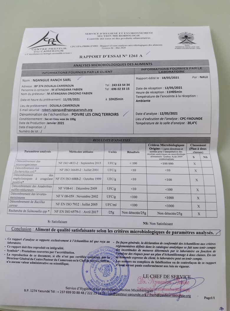 Poivre5Terroirs's tweet image. Bonjour à tous 🙂
Afin de proposer un #Poivre premium à nos consommateurs, nous ne ménageons aucun effort pour nous arrimer aux normes et standards de qualité pour la plus grande satisfaction de nos clients./1