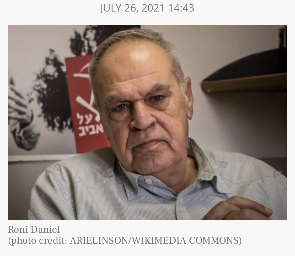 #Israelijournalist Roni Daniel passes away at 73 😳 so young!! RIP