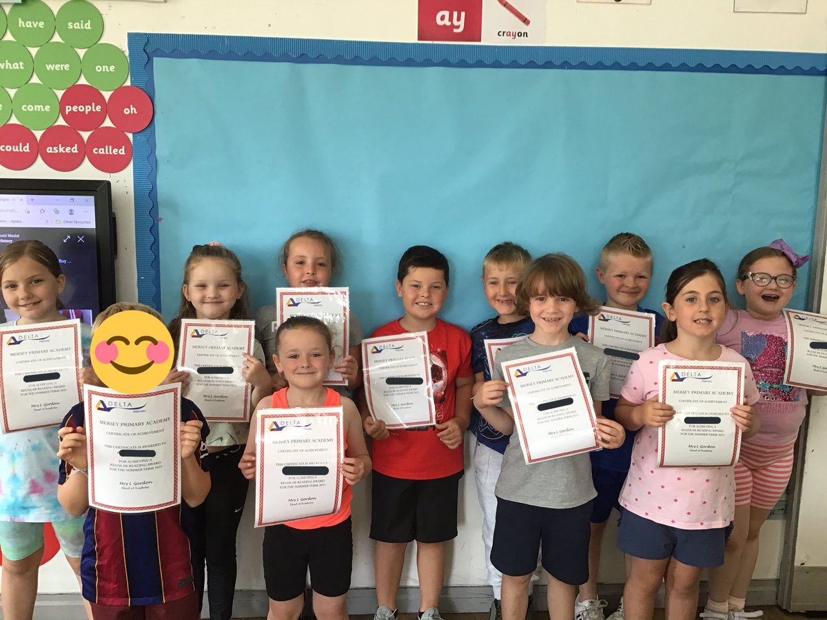 DeltaMerseyYr3's tweet photo. I’m so proud of our regular readers! All of these children read at least 3 times every week! 😁💪🏻 #practisemakespermanent @DeltaMersey https://t.co/b3IloSA4za