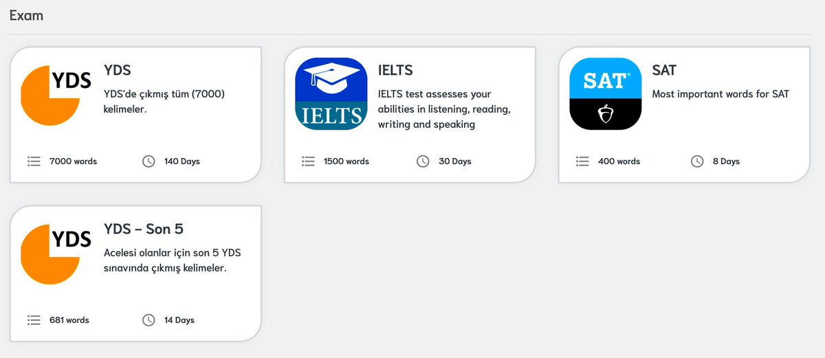 kokenkelime's tweet photo. İngilizce kelime haznenizi geliştirmek için güzel bir site. A1'den C2 seviyesine kadar 5000 kelime var. YDS, SAT ve IELTS sınavları, iş ve turizm İngilizcesi ve 2.sınıftan 10.sınıfa kadar MEB kitaplarında kullanılan kelimelerle alakalı kısımlar da var.

https://t.co/cNlmpTeeak https://t.co/wZLgOQ0VzP