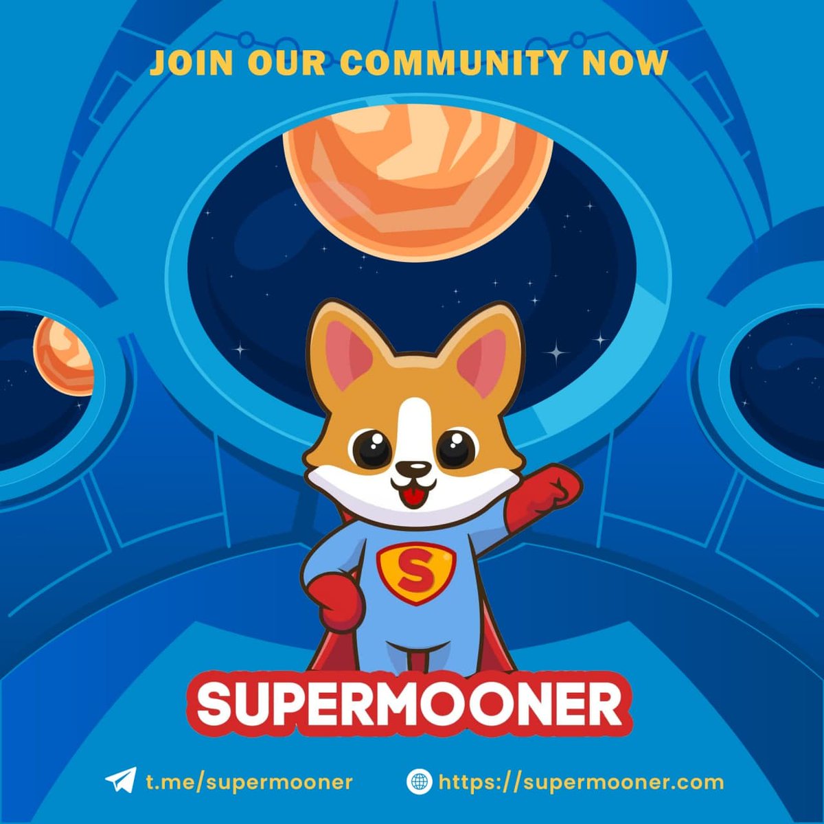 SupermoonerBSC's tweet photo. 🔥Supermooner: - The Cute Superhero is here!🔥

Tokenomics: Double Tax Rates For Sellers!
🪐 6% tax on buys
🪐 12% tax on sales
🪐 2X taxes on sales of more than 1% of supply

Tax Distribution:
📌- 50% to liquidity pool, 
📌- 30% to holders, 
📌- 10% to marketing
📌- 10% burn https://t.co/rNfl2hubQw