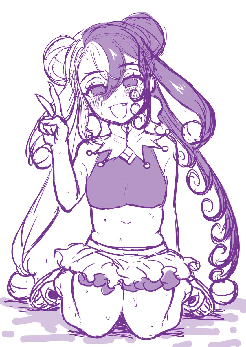 暑いので夏っぽいリリンボチャンと紐ビキニのあしやとコワすぎあしやくんを再掲するヨン 