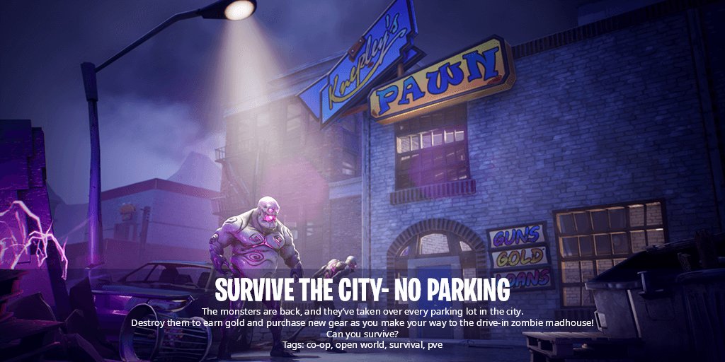 FireMonkey's tweet photo. The following Creative LTMs will be enabled in 40 minutes:

- Red/Green/Yellow/Purple Car Fight
- Survive The City - No Parking
- Tide Tycoon Fishing! | PWR https://t.co/eZo75jLs8O